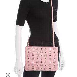 MCM Pink Medium Crossbody